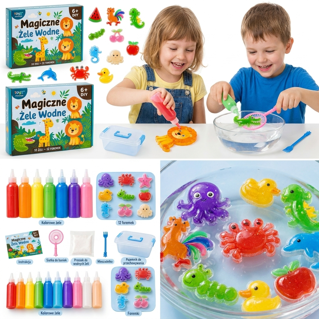 AquaGel Kids™ - Magiczne Żele Wodne